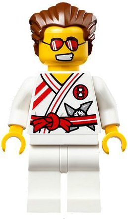 LEGO Ninjago Minifigure - Eyezor / Thug, mohawk, tattoo