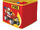 SD336red Textile Toy Bin Fire Red