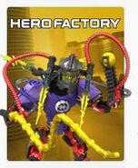 Voltix as the new Hero Factory logo on LEGO.com (with a Hero Core for some reason).