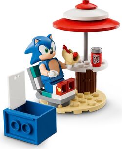 LEGO Sega Dimensions Minifigure 71244 - Sonic the Hedgehog w/ Ring