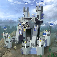Concept art for the "good" castle