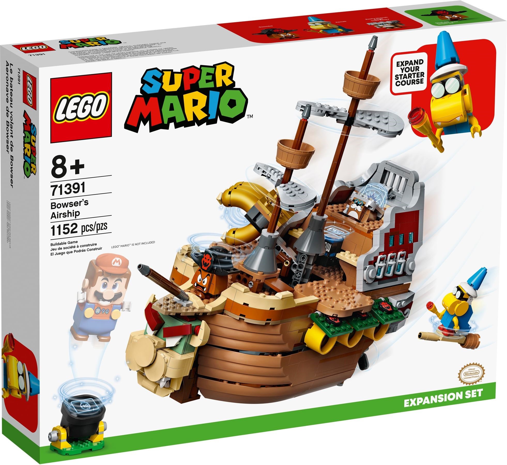 LEGO Super Mario Rambi the Rhino Expansion Set 71420, Game Inspired  Building Toy Set to Combine with a Starter Course, this Collectible Super Mario  Bros Toy Makes a Great Gift for Kids