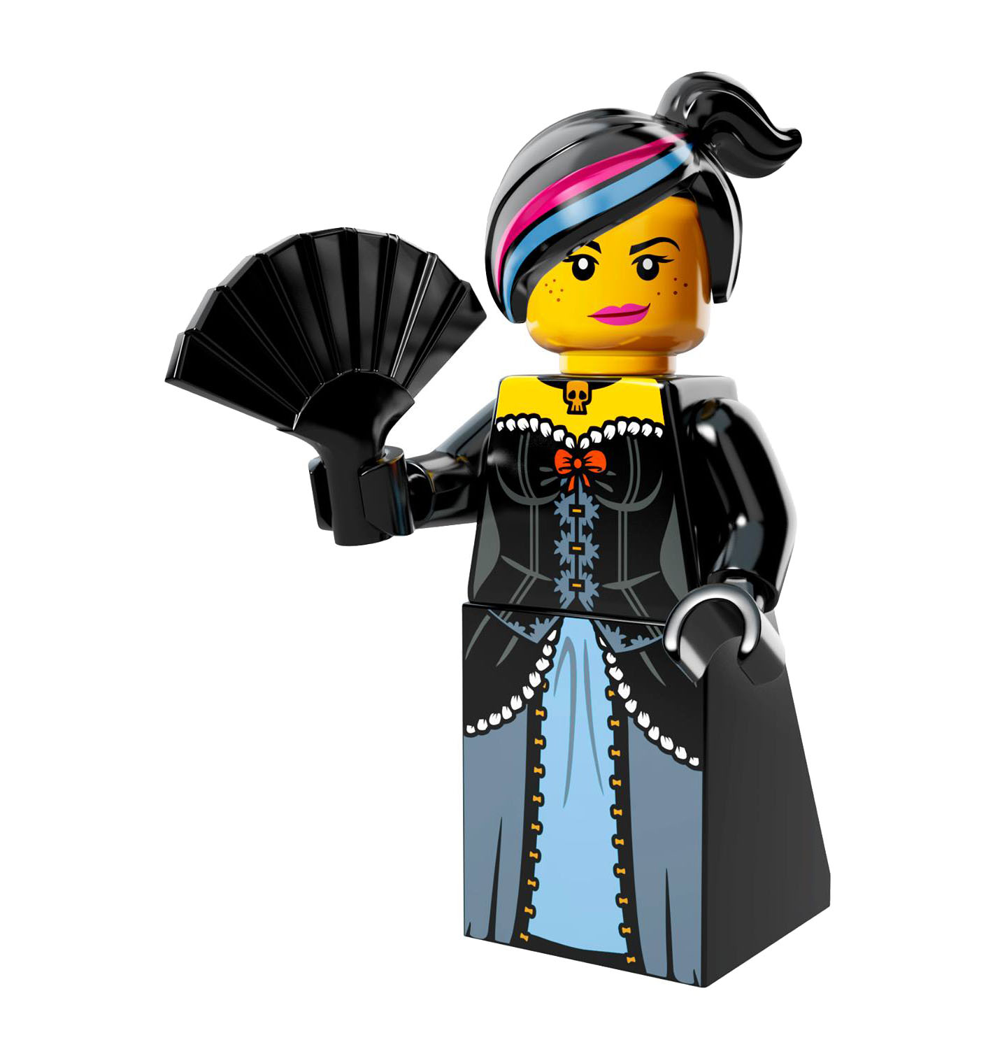 Lego Sammelfigur Serie Movie Lady mit Fecher 