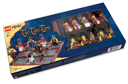 Make a LEGO Tic Tac Toe Game Board with Bricks You Have