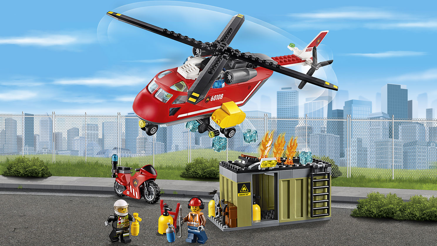 60108 L'unité de secours des pompiers, Wiki LEGO