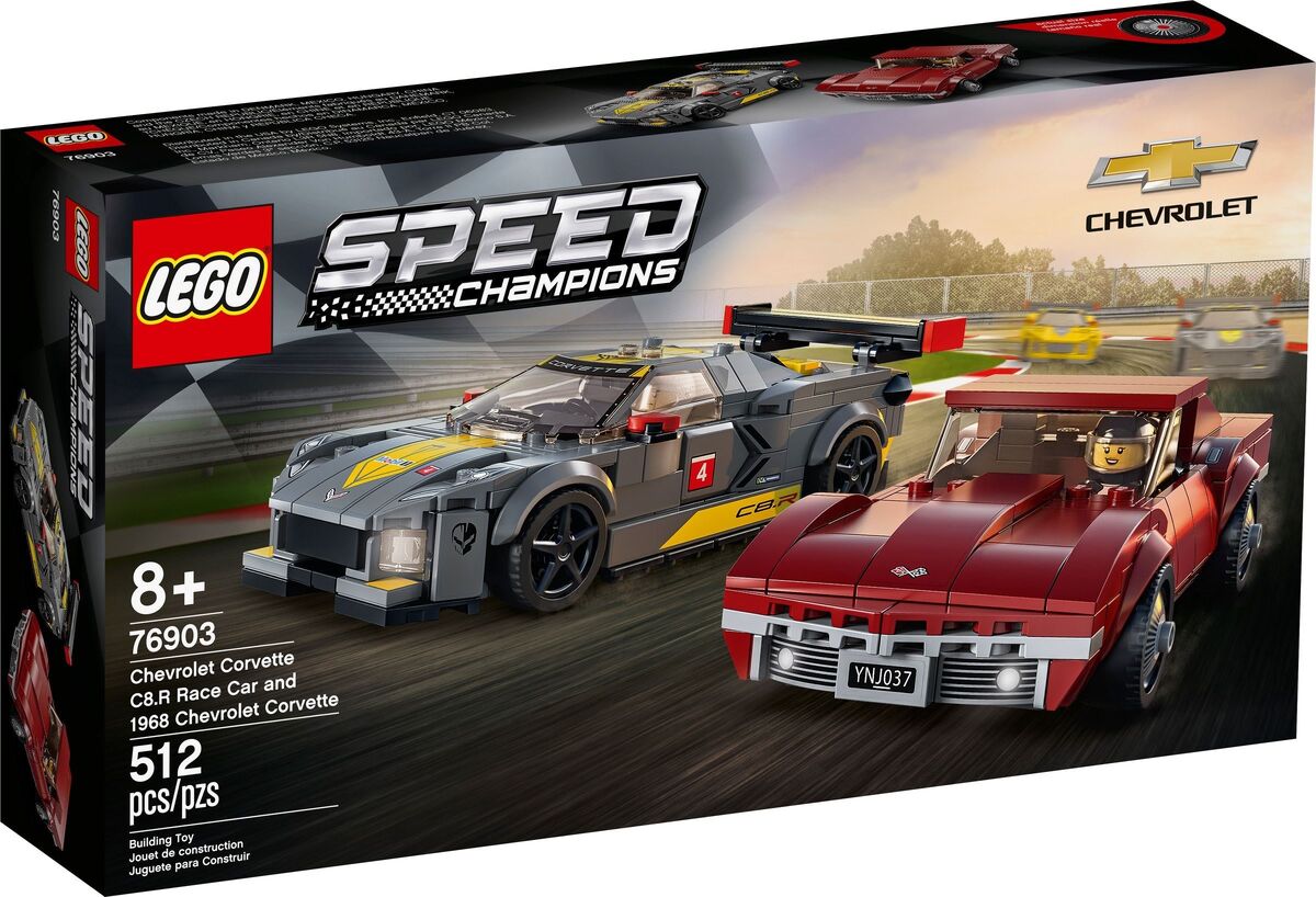 76903 Chevrolet Corvette C8.R Race Car and 1968 Chevrolet
