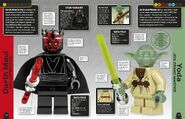 Darth Maul's and Yoda's pages