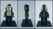 Front, side and back angles of the minifigure.