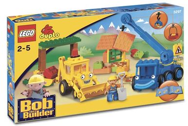 Lego DUPLO Lot- Bob The Builder Crane Set! Lofty & Bob! No. 3273