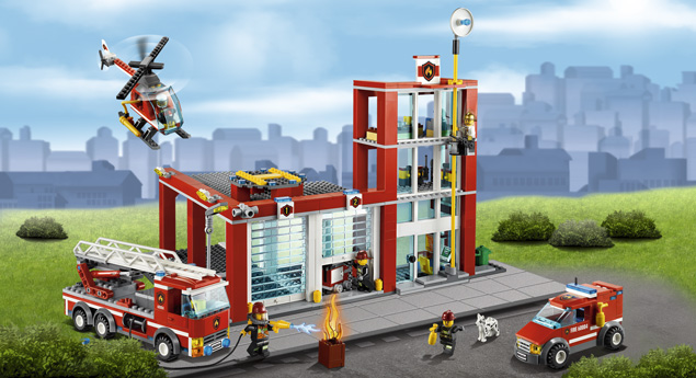 60004 La caserne des pompiers, Wiki LEGO