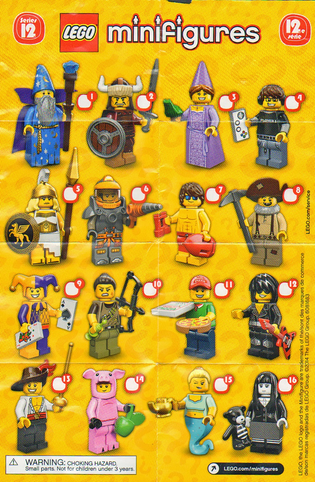71007 Battle Goddess Details about   LEGO Minifigure Series 12 