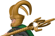 A side view of Loki