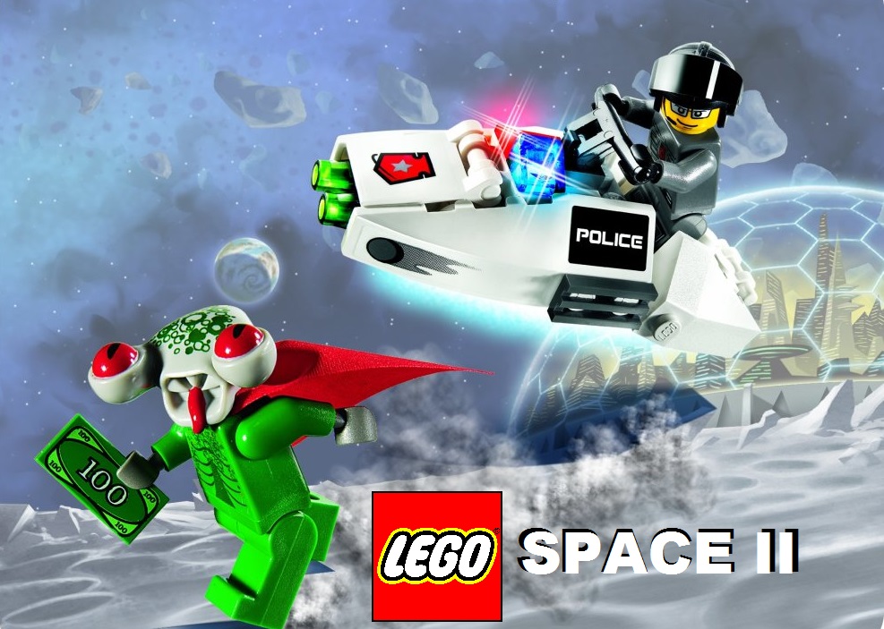 Minifig: Space Wars Unleashed Blue Warrior