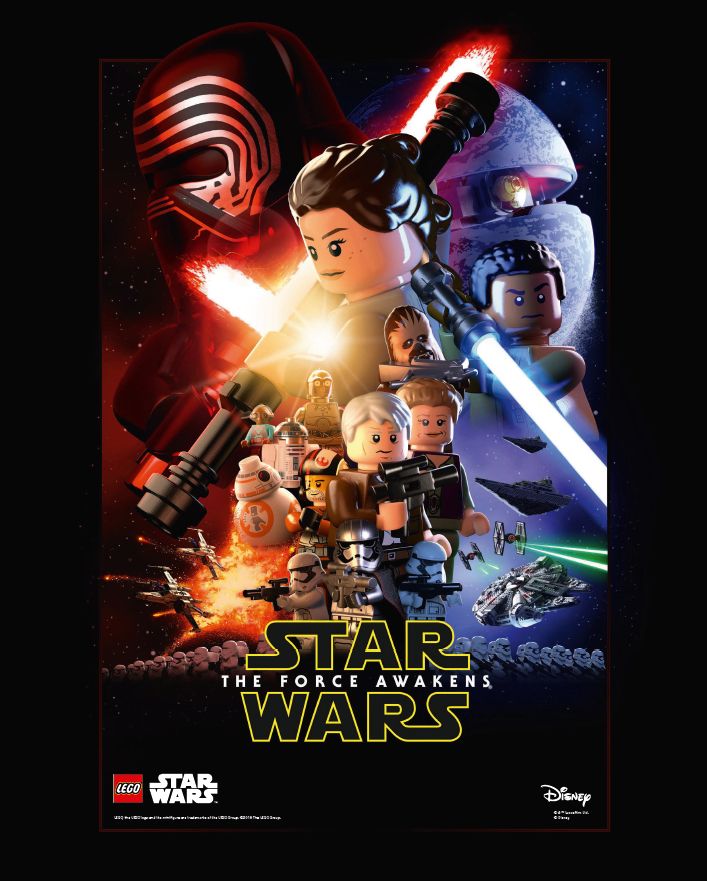 lego star wars the force awakens movie cast