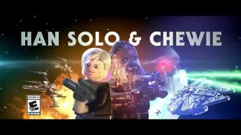Han and Chewie - LEGO Star Wars - The Force Awakens Game - Character Spot