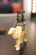 The Jack Sparrow minifigure as seen at San Diego Comic-Con International in 2010