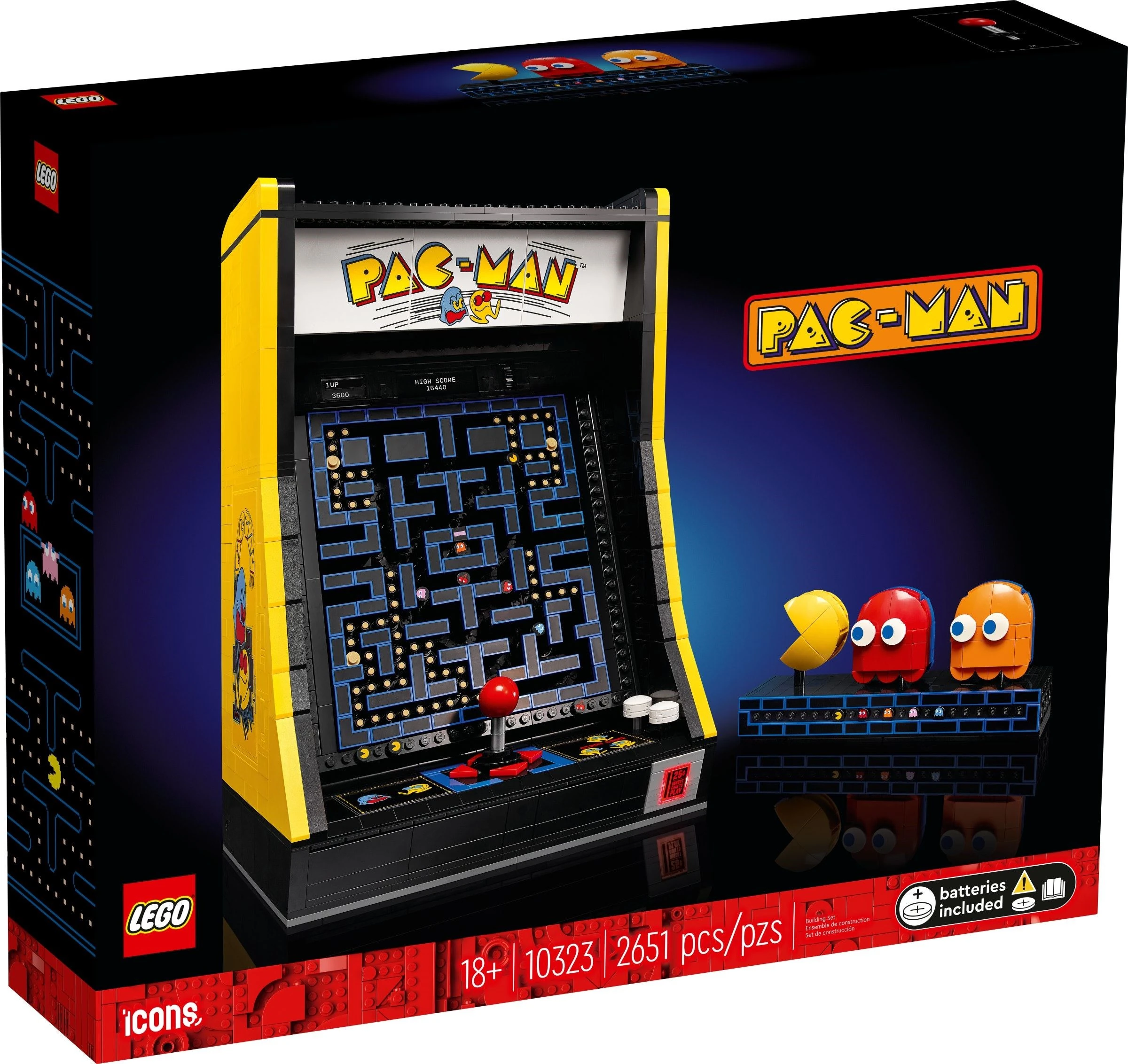 10323 PAC-MAN Arcade | Brickipedia | Fandom
