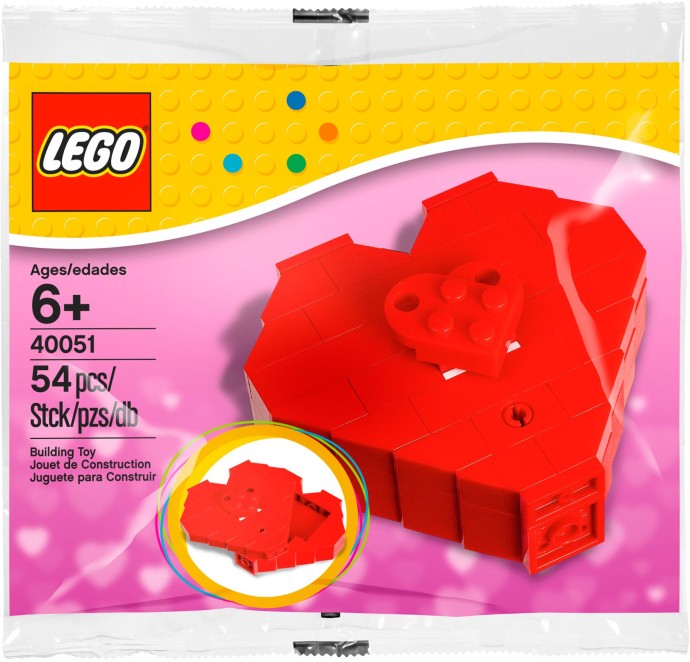 40051 Valentine's Day Heart Box, Brickipedia