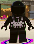 Blacktron Spaceman with visor in The LEGO Movie 2 Videogame