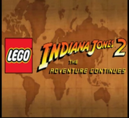 Lego indiana jones 2 the advetures continues ds title screen 