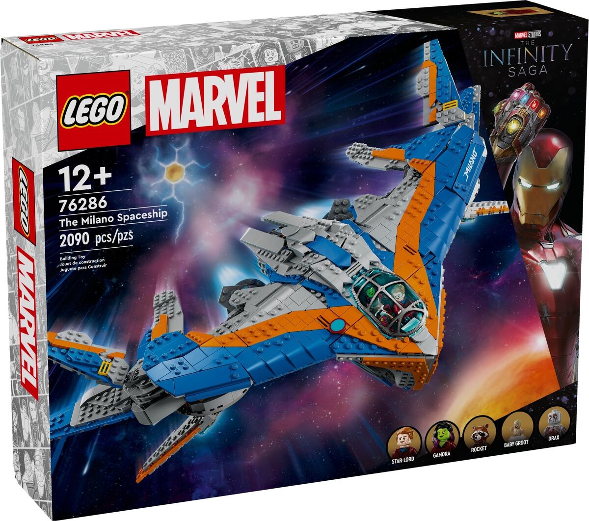 ahnsora(そら)　1113 LEGO Marvel Super Heroes 76286 The Milano Spaceship review