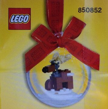 Lego reindeer ornament best sale