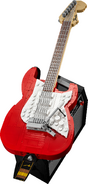 Guitar on box