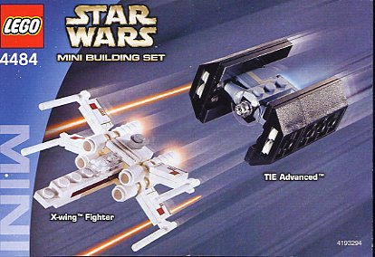 4484 Mini X Wing Fighter TIE Advanced Brickipedia Fandom