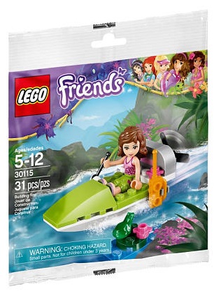 30115 NEW POLYBAG SEALED Olivia Minifig LEGO FRIENDS JUNGLE BOAT SET 