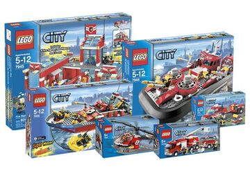 Lego city fire hovercraft online
