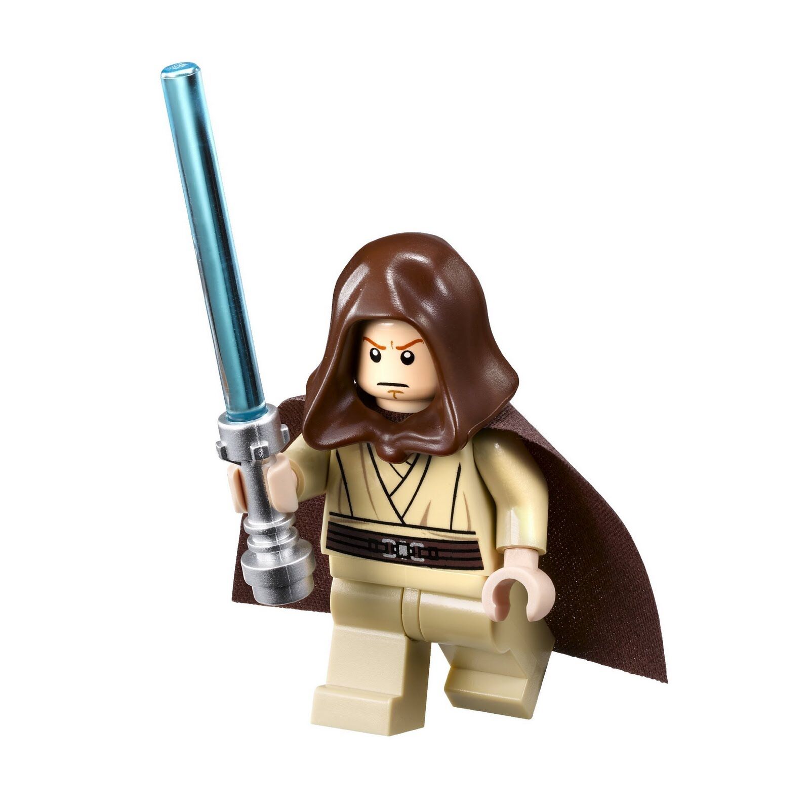 Obi-Wan Kenobi Padawan Lego Star Wars Minifigures flesh head cloaked