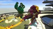 Hulk takes on Iron Man's Hulkbuster armour