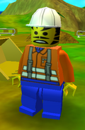 Workman Fred in LEGO Racers 2