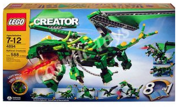 Lego creator mythical creatures dragon toy set discount