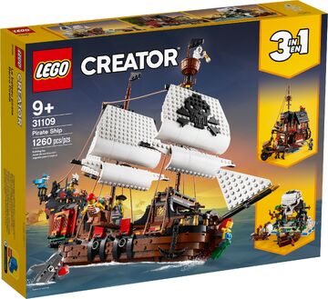 Pirate ship on sale toy box
