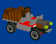 The alternative build car as it appears in Lego Racers 2