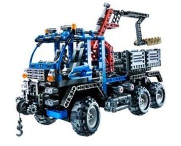 Lego blue truck best sale