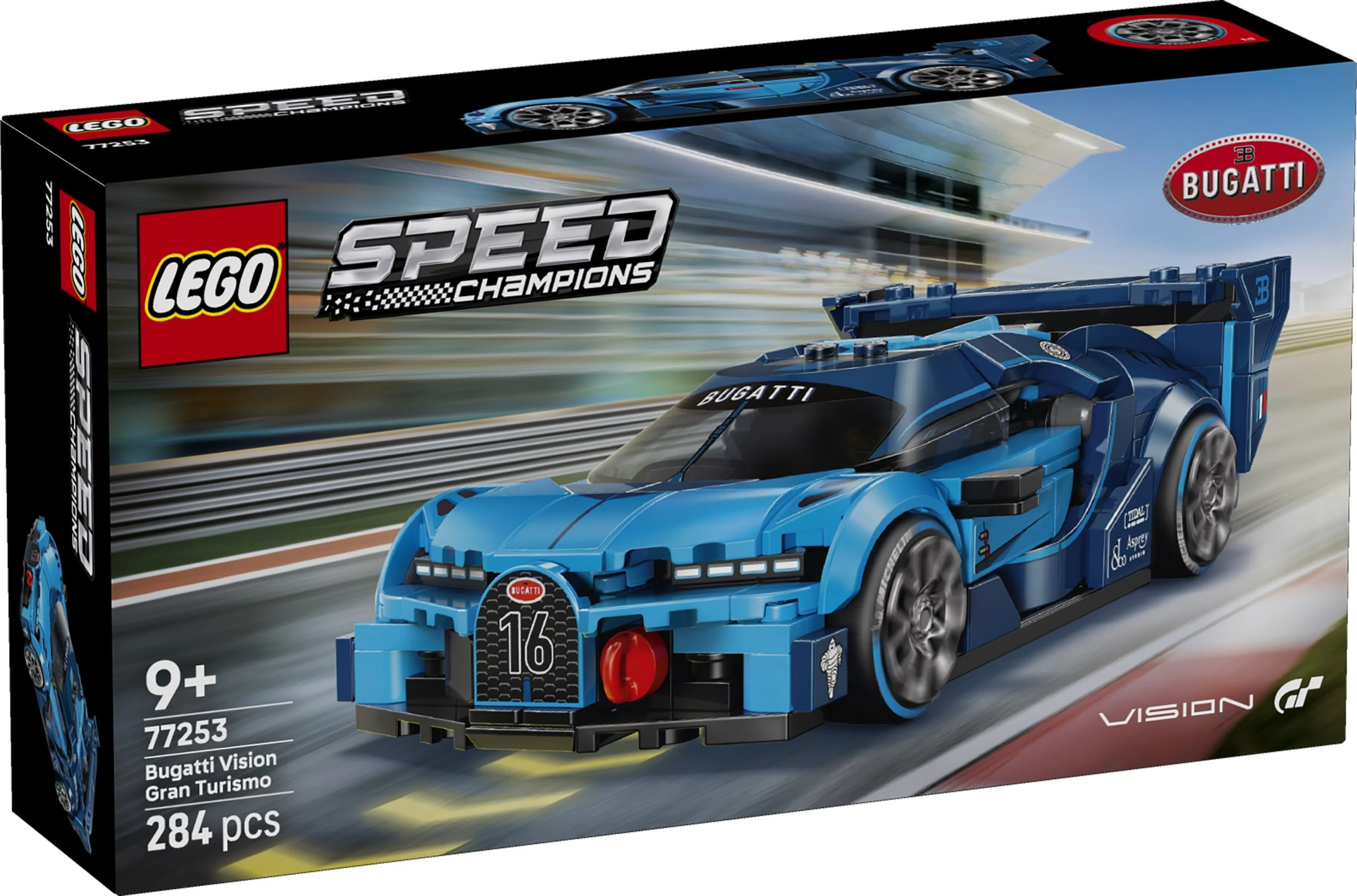 T-Chan LEGO Speed Champions Bugatti Vision Gran Turismo Hyper Sports Car