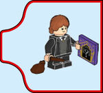 Jour 18 Ron Weasley, sa baguette, un Chocogrenouille et une carte de Chocogrenouille