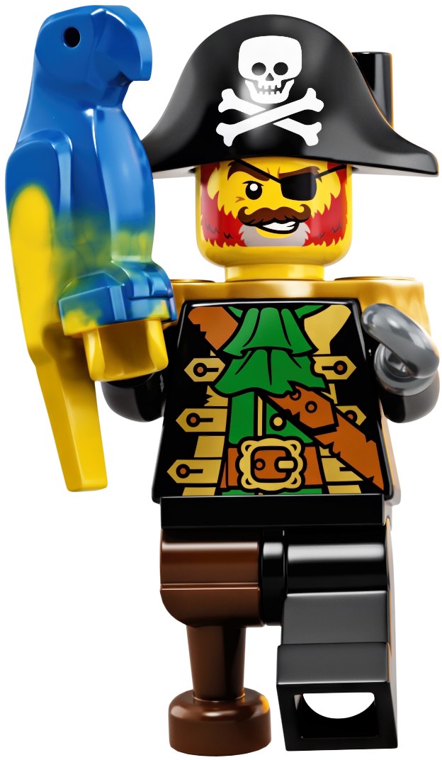 LEGO Red Pirate Castle Minifigure Neck Epaulette Accessory 