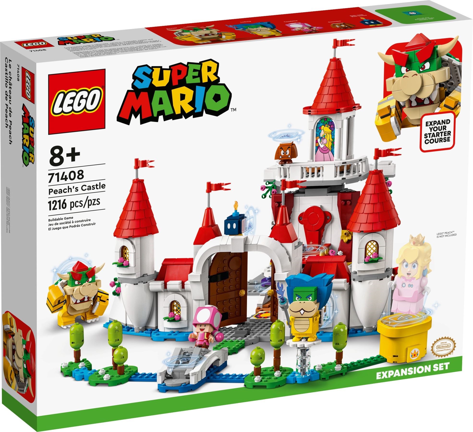 71408 Peach's Castle Expansion Set | Brickipedia | Fandom