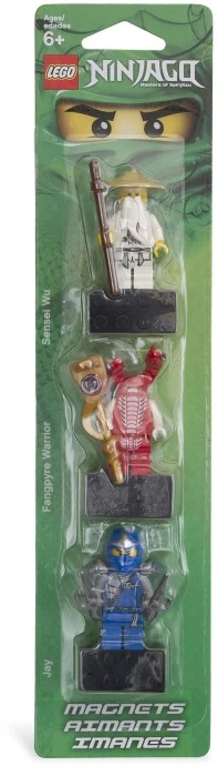 853404 Ninjago Magnet Set: Sensei Wu, Fangdam and Ninja Jay