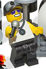 Lego rapper cheap minifigure