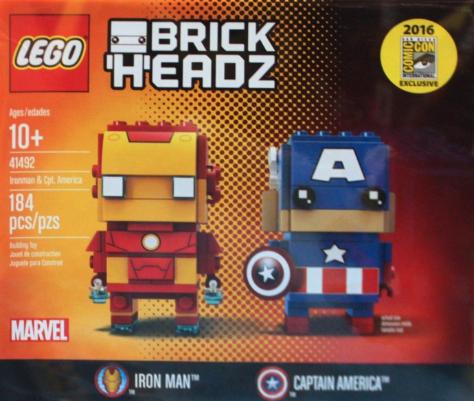 Brickheadz captain america top