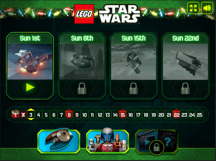 Star Wars Advent Calendar Game Brickipedia Fandom