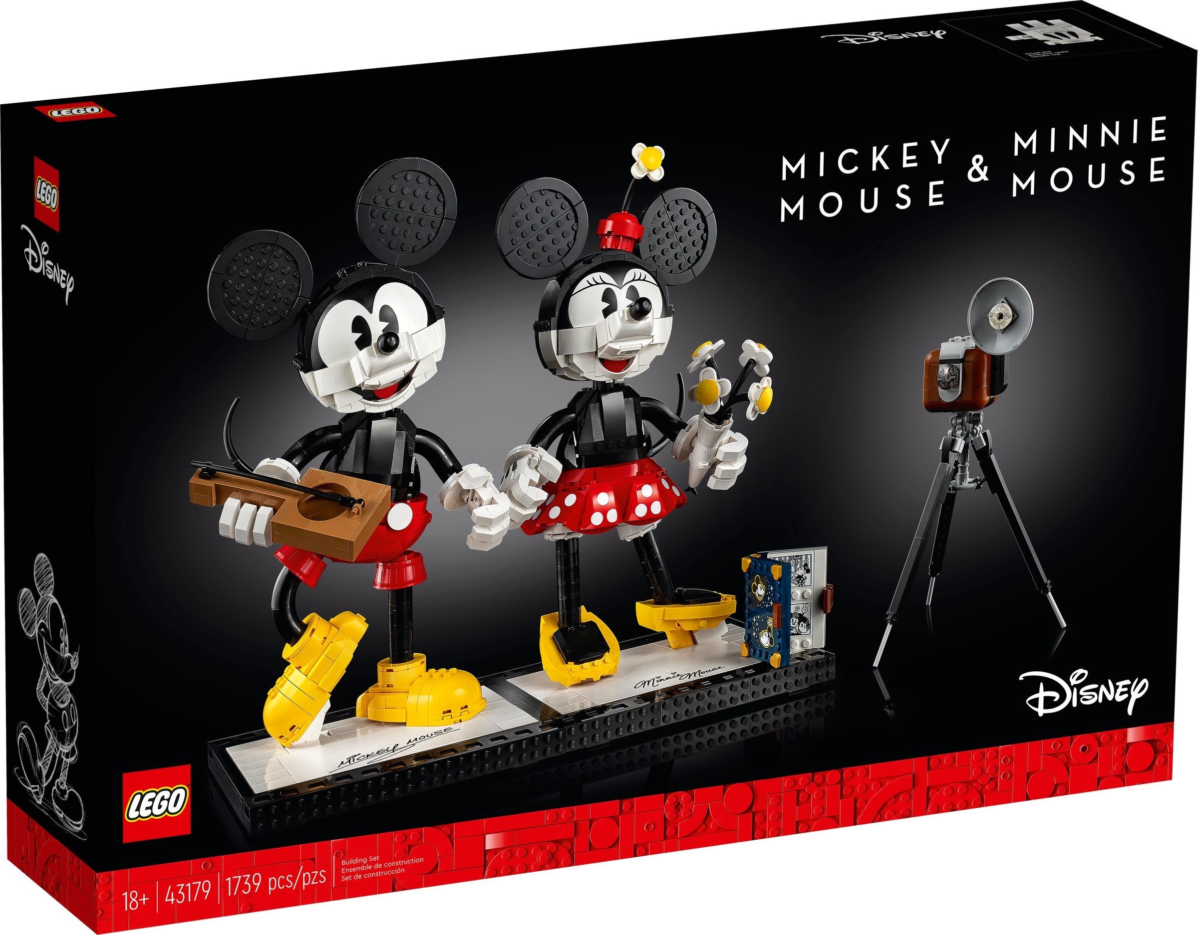 43179 Mickey Mouse & Minnie Mouse Buildable Characters