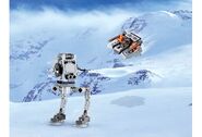 Mini at-st and snowspeeder