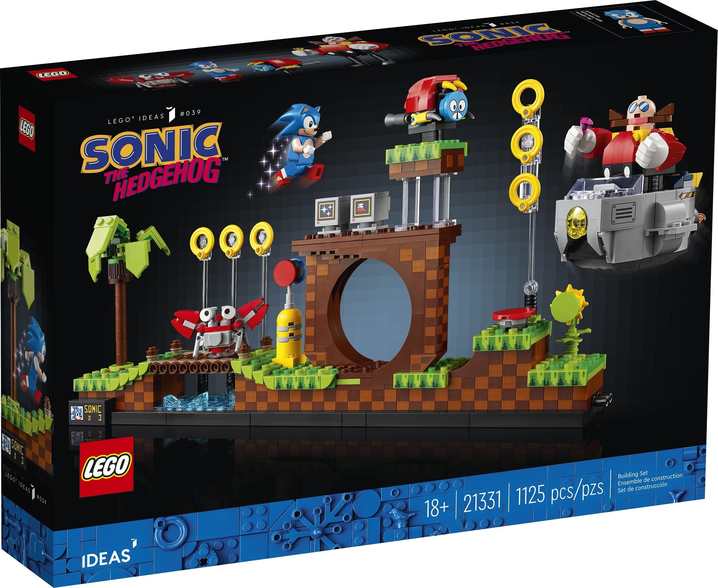 LEGO Sonic the Hedgehog Sonic’s Green Hill Zone Loop Challenge 76994  Building Toy Set, Sonic Adventure Toy with 9 Sonic and Friends Characters,  Fun