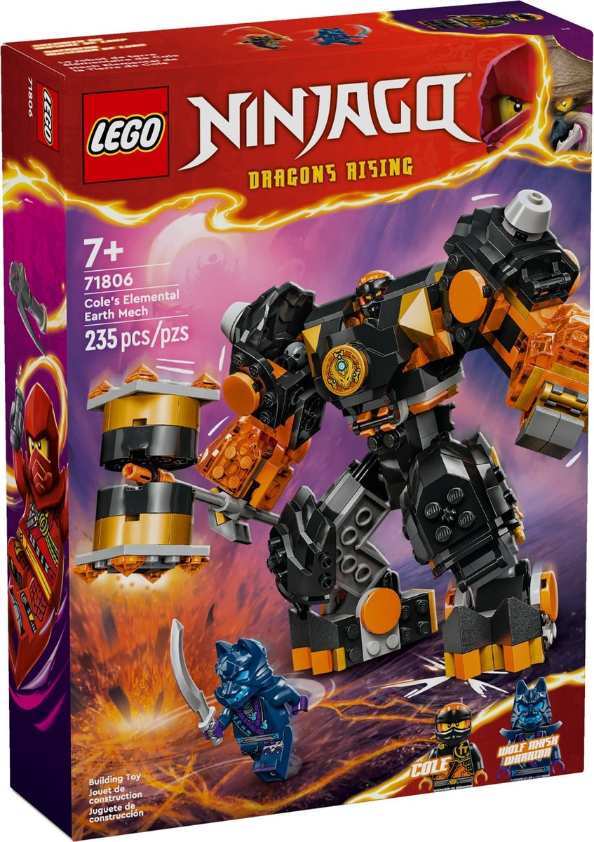 Cole's Elemental Earth Mech 71806 | NINJAGO® | Buy online at the Official  LEGO® Shop US