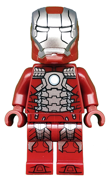 Lego Marvel Super Heroes Avengers Minifigure Iron Man Mark 50 Armor 76108 76125! 